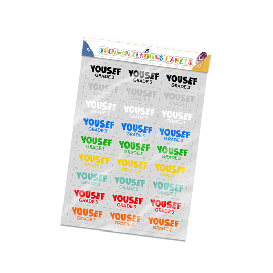Iron-On Labels 02
