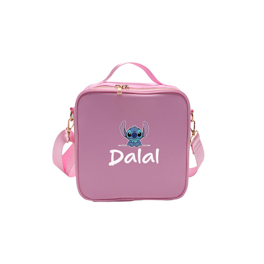 Pink School Lunch bag 2025 - Stitch