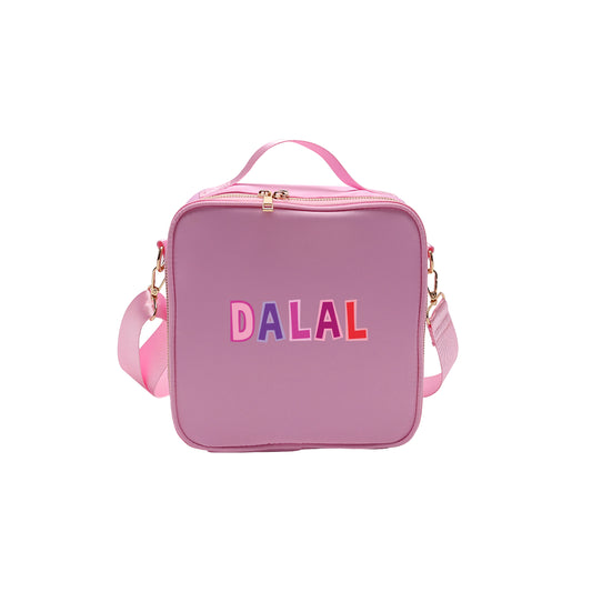 Pink School Lunch bag 2025 - Letter Design