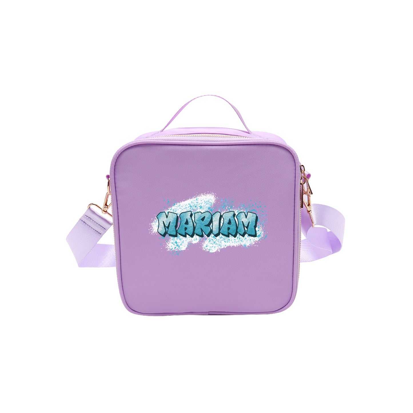 Purple School Lunch bag 2025 - Graffiti