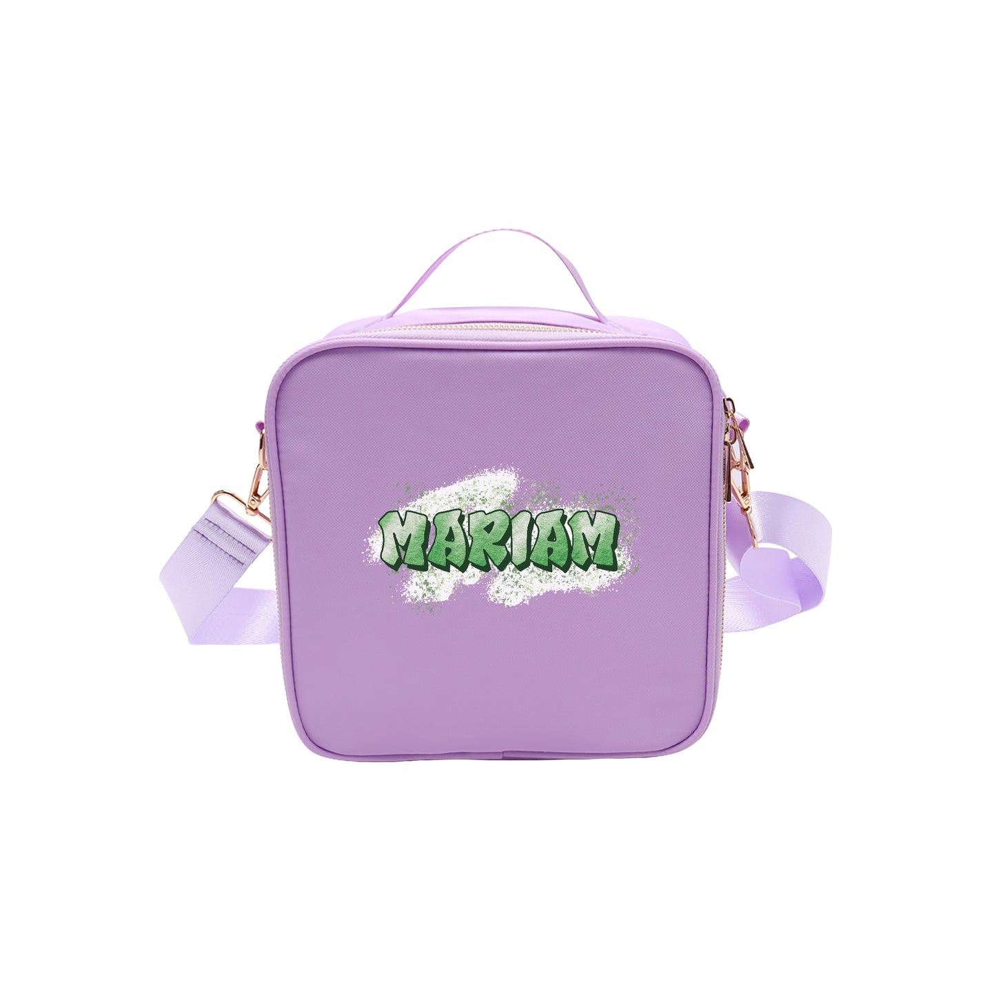 Purple School Lunch bag 2025 - Graffiti