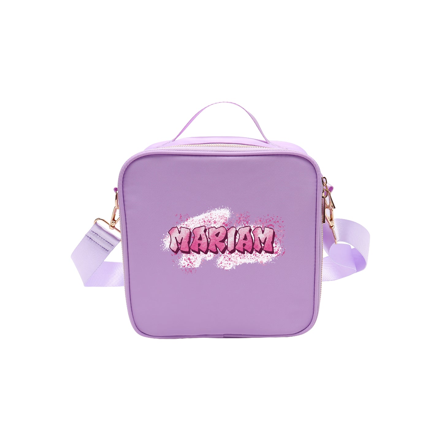 Purple School Lunch bag 2025 - Graffiti