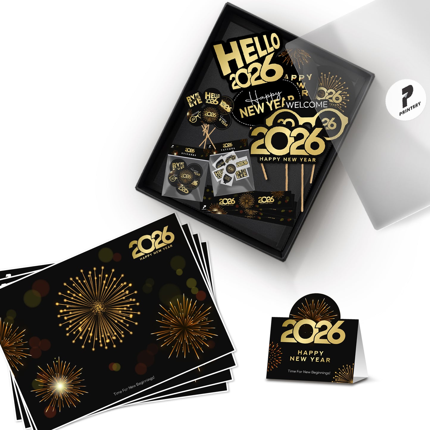 New Year 2026 Printables Set- English
