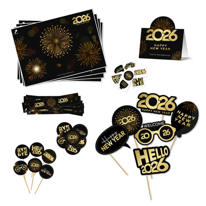 New Year 2026 Printables Set- English