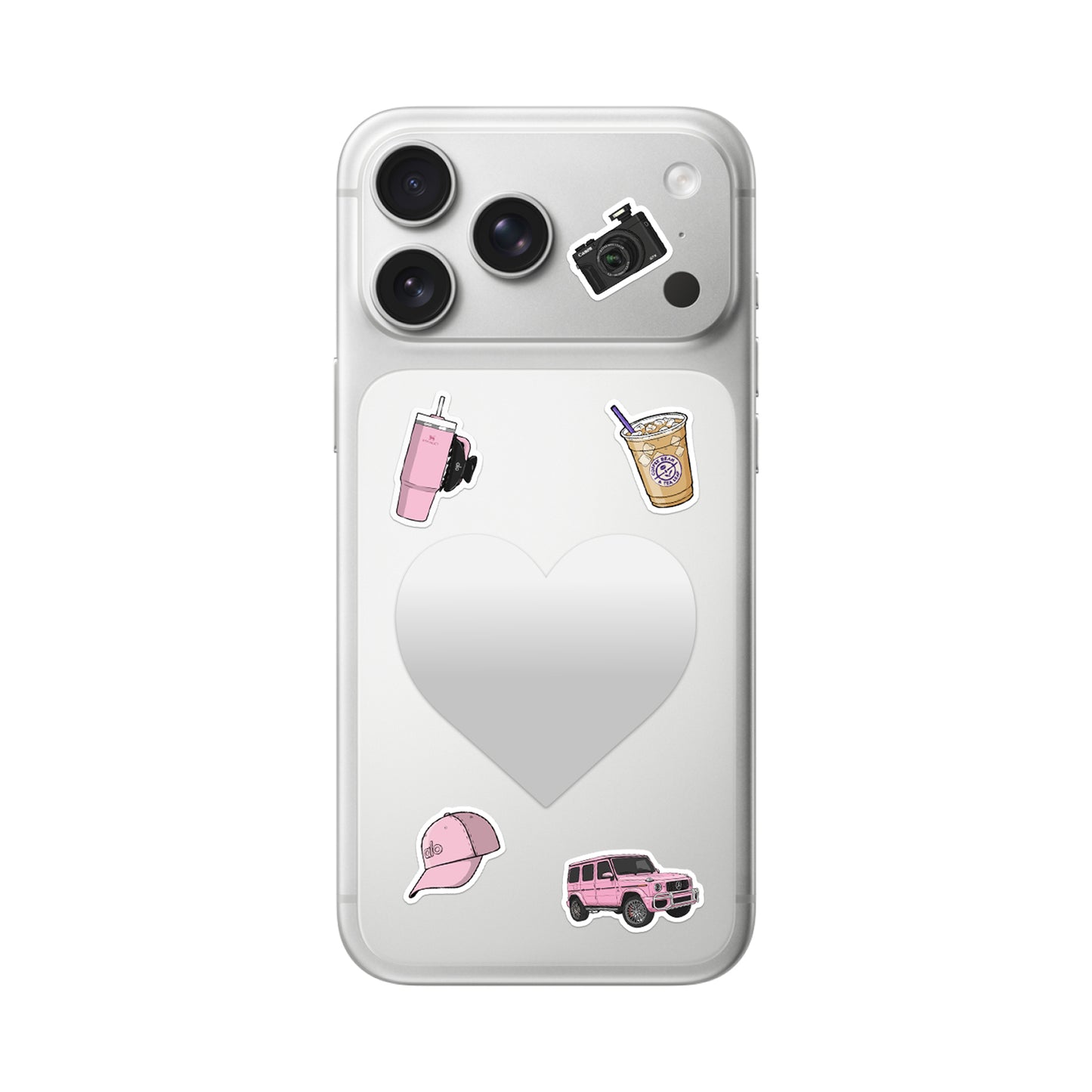 Heart Mirror & Stickers