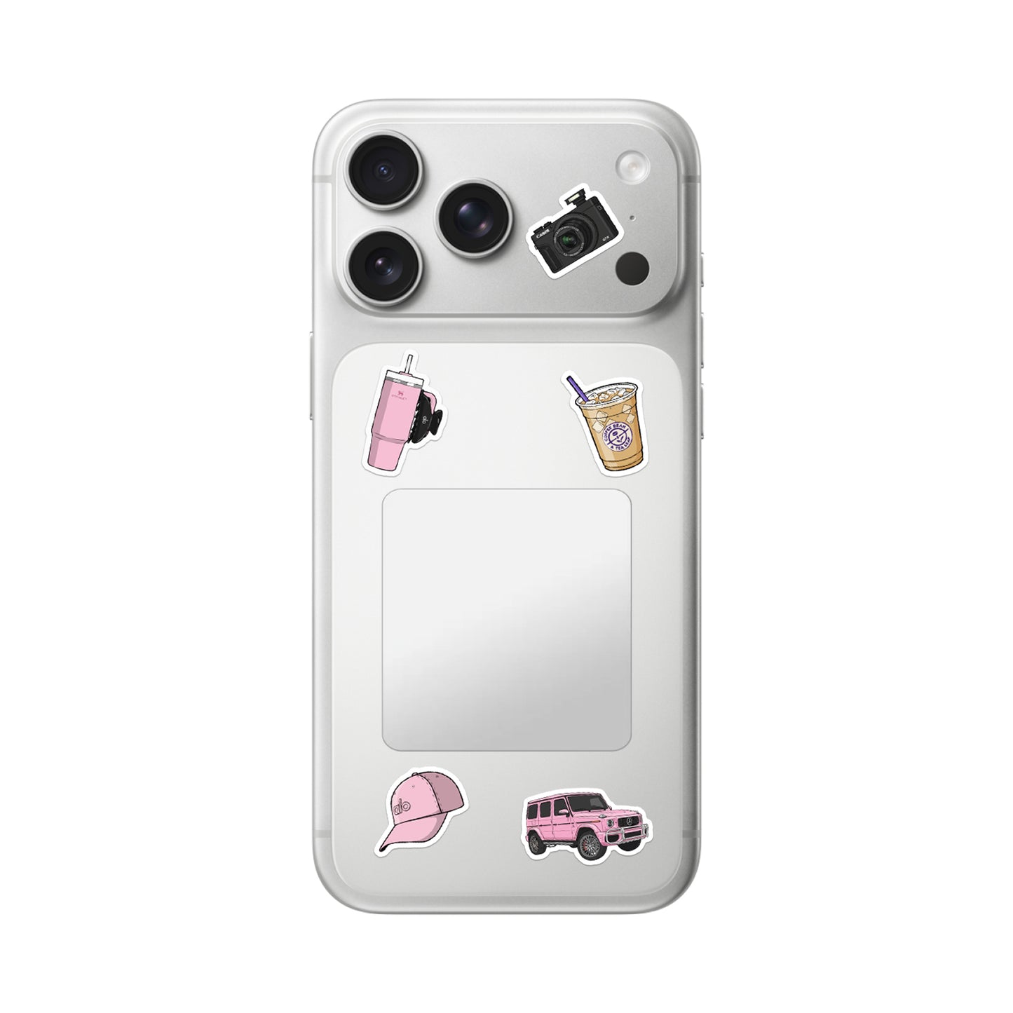 Square Mirror & Stickers