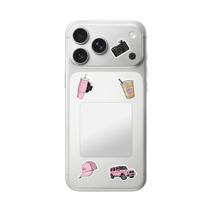 Square Mirror & Stickers