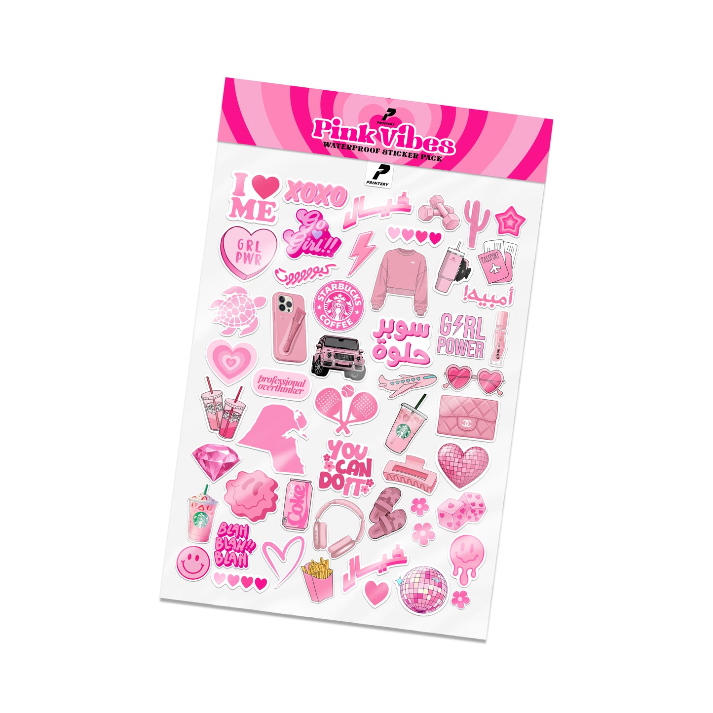 Pink Vibes Sticker Pack