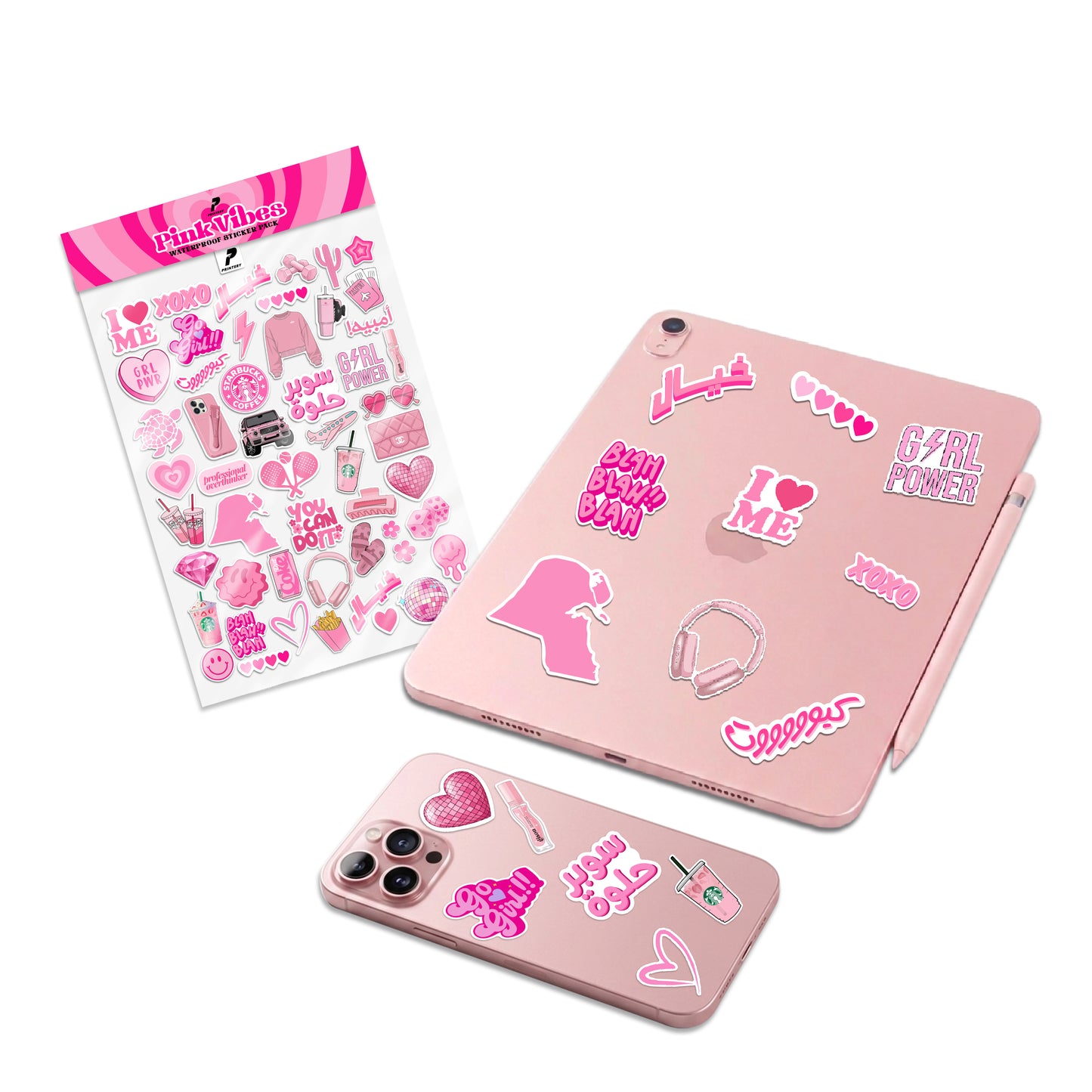 Pink Vibes Sticker Pack
