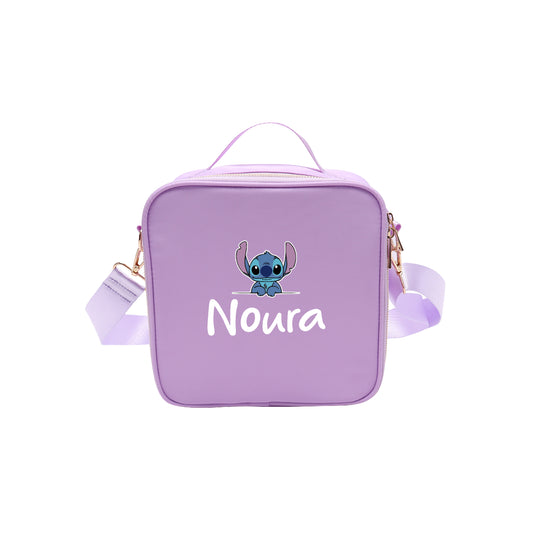 Purple School Lunch bag 2025 - Stitch