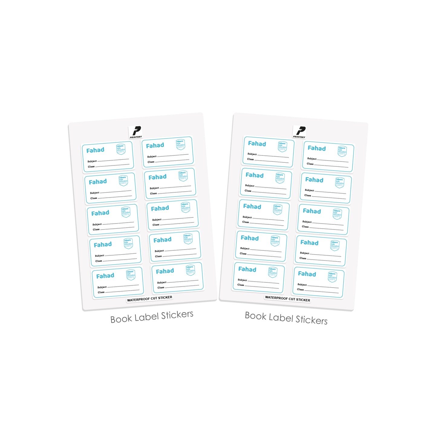 Reborn Customized School Labels