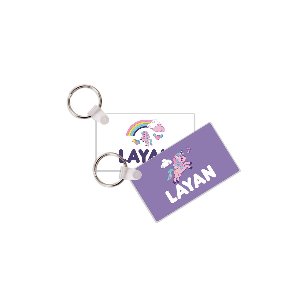 School Tags D103 - Unicorn