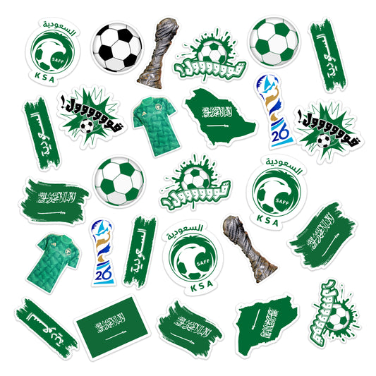 Saudi Khaleeji Football Sticker Pack