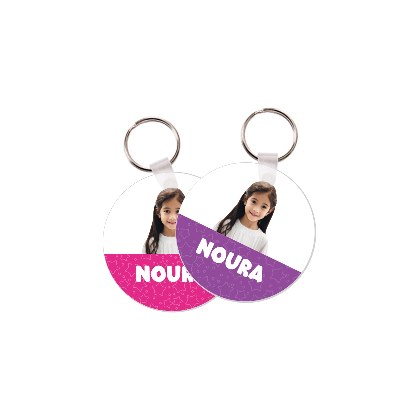 School Tags D133 - Girl Photo Theme