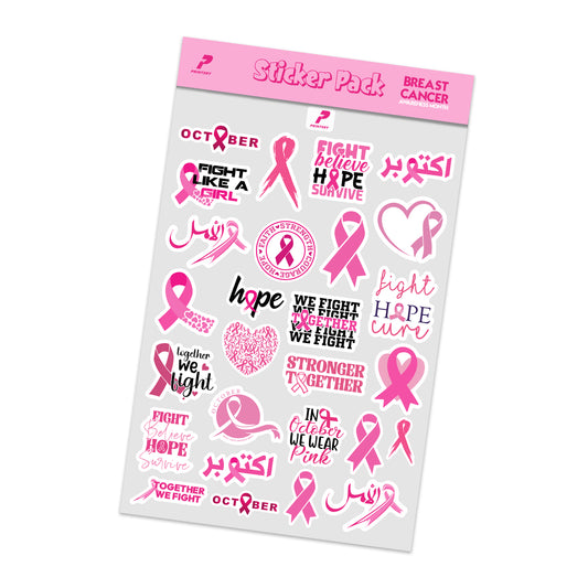 Cancer Awareness Sticker Pack