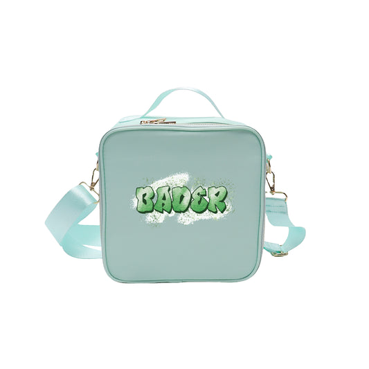 Mint Color School Lunch bag 2025 - Graffiti