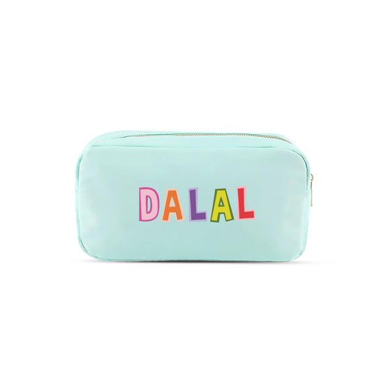 Mint Color School Pouches 2025 - Letter Design